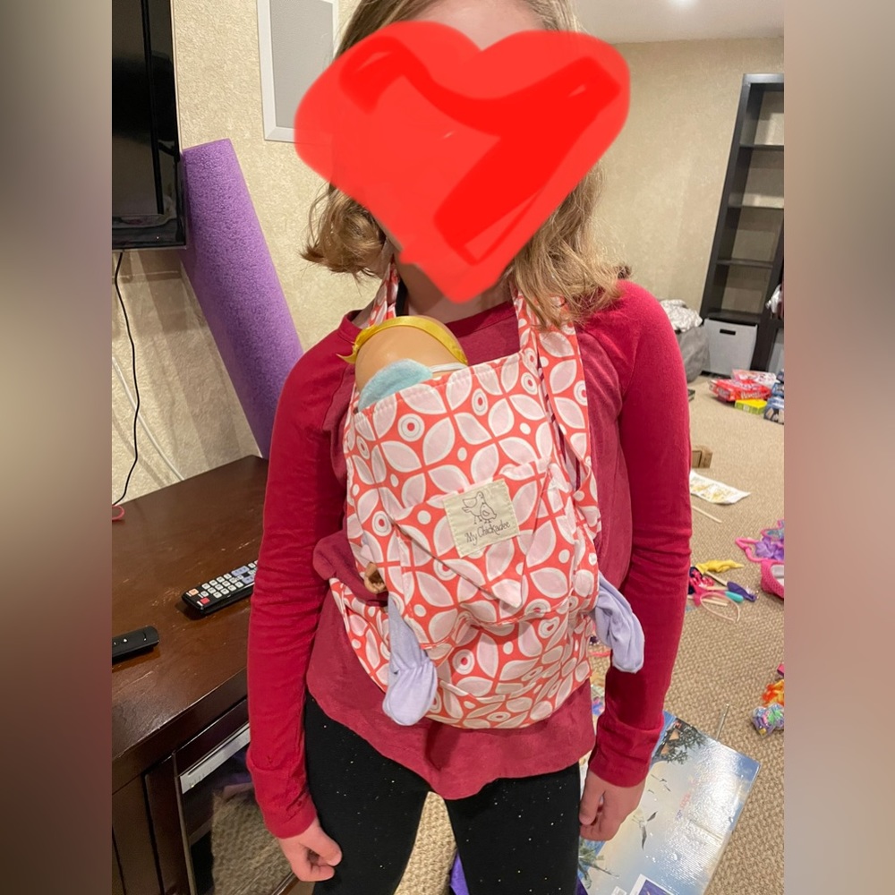 SOLD!!! Baby doll carrier for kids